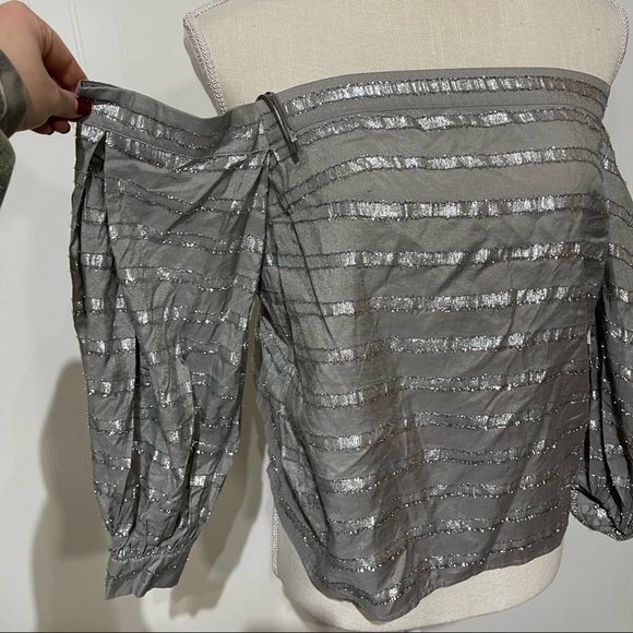 1. State | Metallic Knit Top - Picture 3 of 7